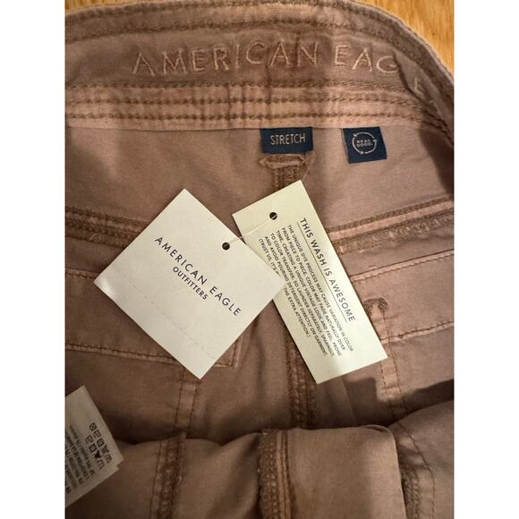 NWT AE HIGH-WAISTED CONVERTIBLE BAGGY CARGO JOGGER size 000 - Picture 13 of 16